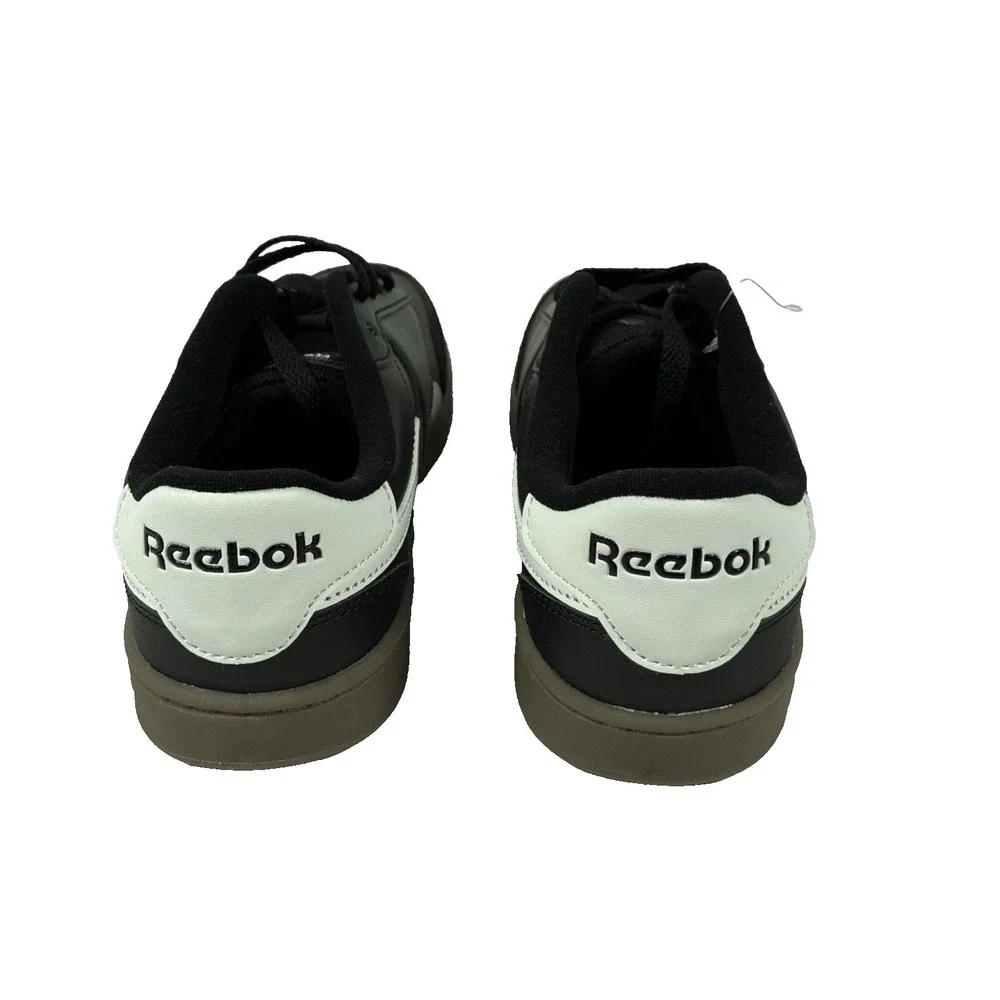 New Reebok Black/White Lace Up Low Top Athletic Sneaker Big Kids Size 5K NWOB